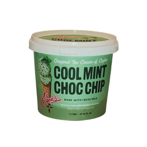 Mint Choc Chip Ice Cream 1L- Alerics