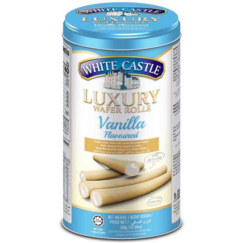 Vanilla Wafer Rolls 300g- White Castle