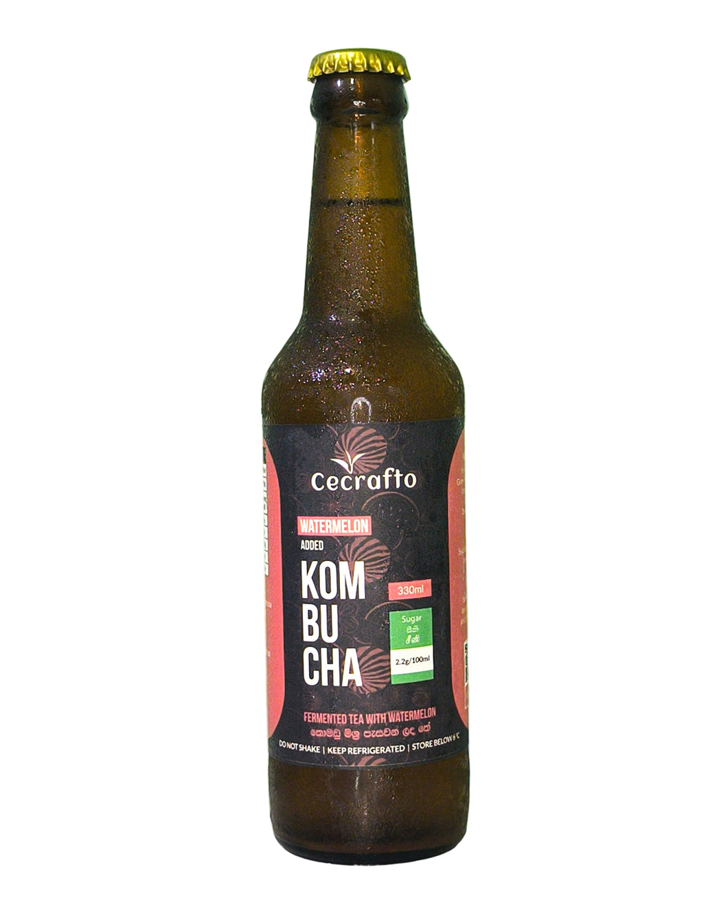 Watermelon Kombucha 330ml- Cecrafto