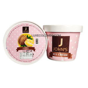 Durian Gelato Ice Cream 500ml - John's - DISCOUNTED