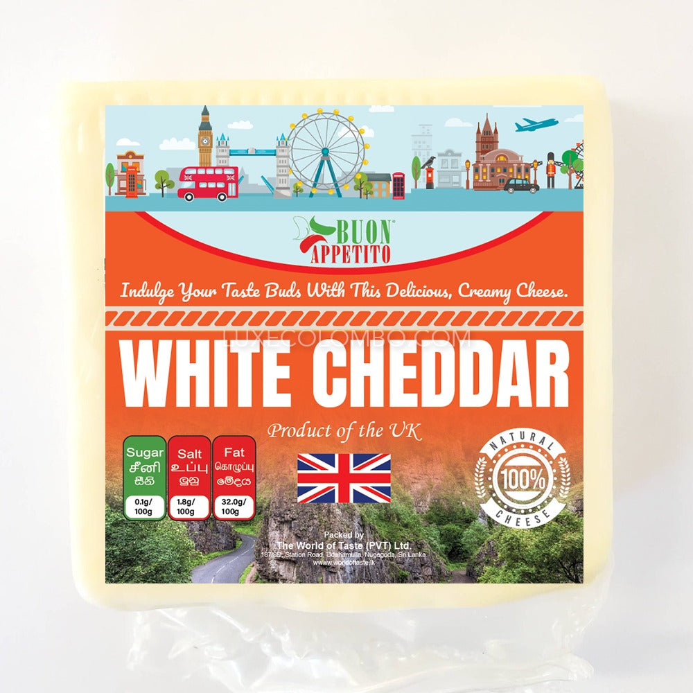 UK White Cheddar  from deli counter 200g