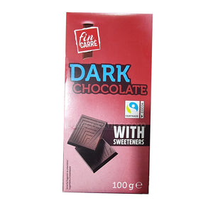 Dark Chocolate with Sweeteners 100g - Fincare