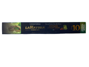 Pistachio Espresso Crema coffee capsules - La Natura