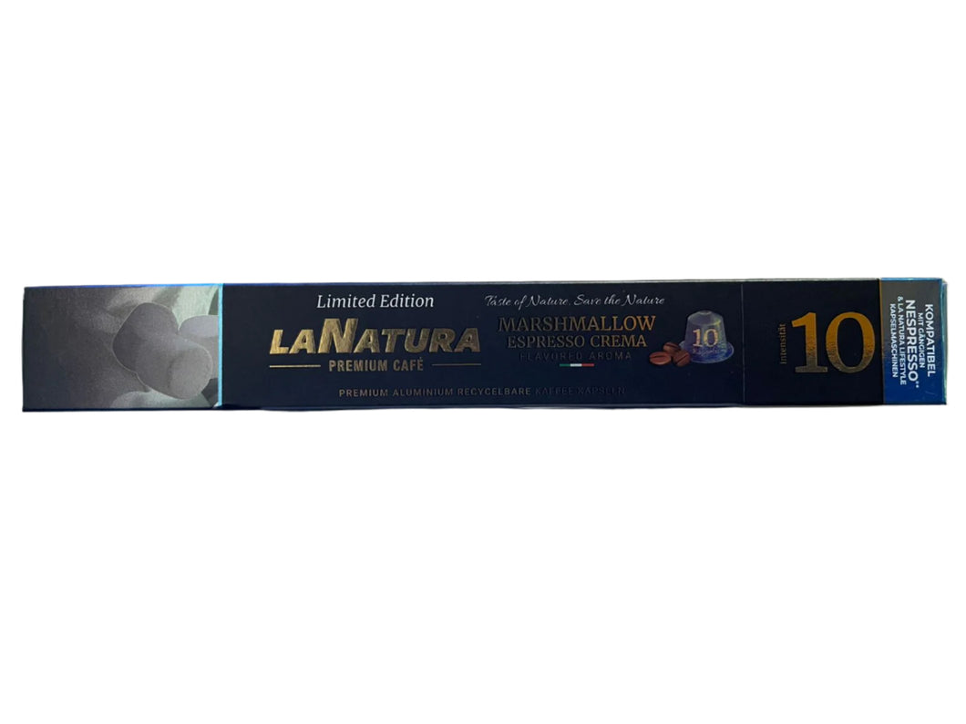 Marshmallow Espresso Crema  coffee capsules - La Natura