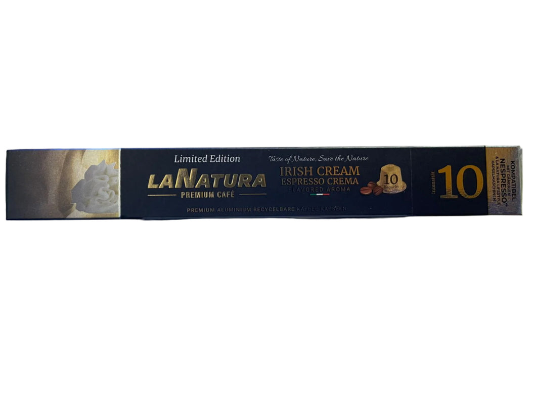 Irish Espresso Crema Coffee capsules - La Natura