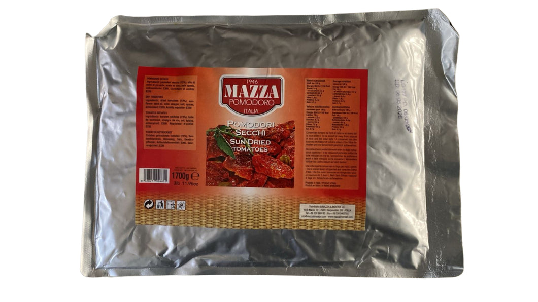 Sun Dried Tomato Fillets in Oil 1.7Kg - Mazza