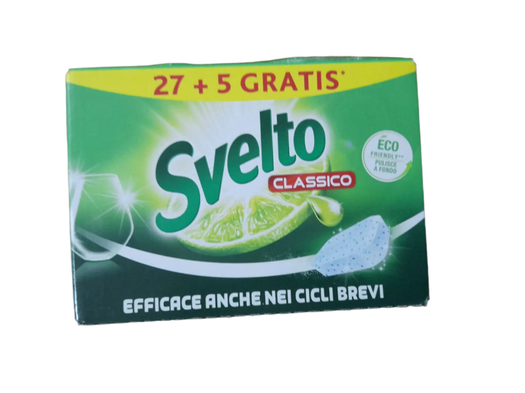 Dishwashing Capsules 32Pcs - Svelto