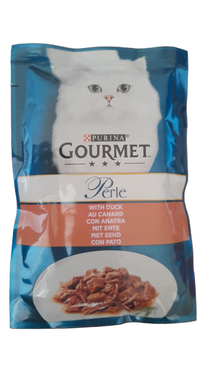 Cat food Perle  With Duck  85g - Gourmet