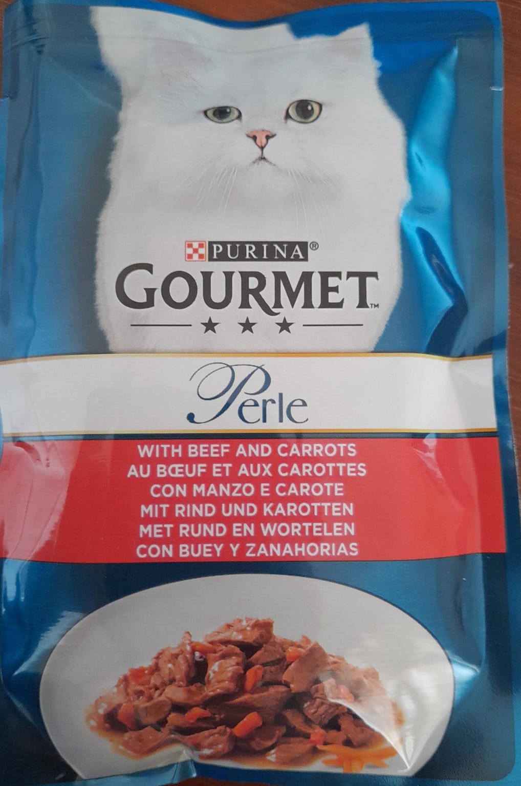 Cat food Perle With Beef And Carrot 85g - Gourmet