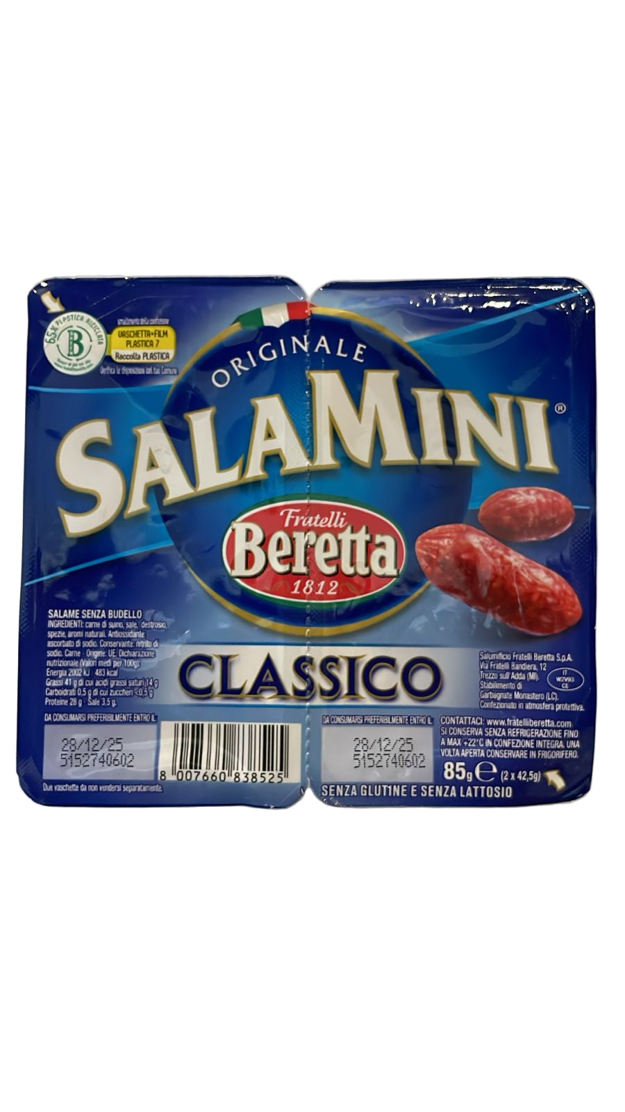 Salamini Classici 85g - Beretta