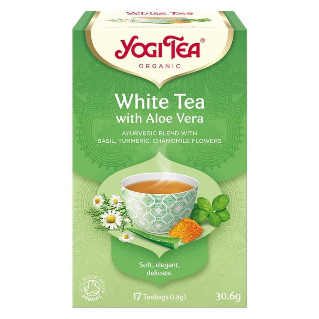White Tea with Aloe Vera 17 Tea Bags 30.6g - Yogi Tea