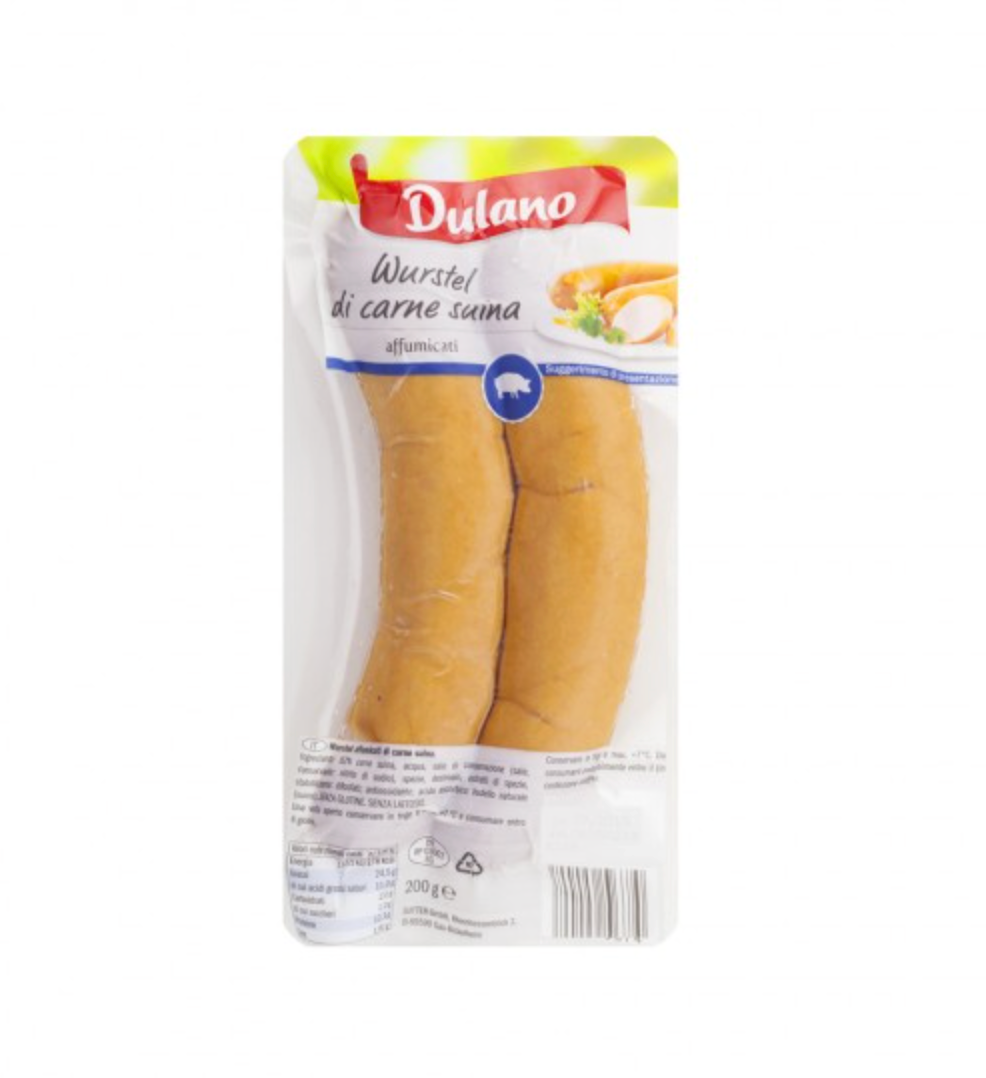 Wurstel Servelade 200g - Dulano