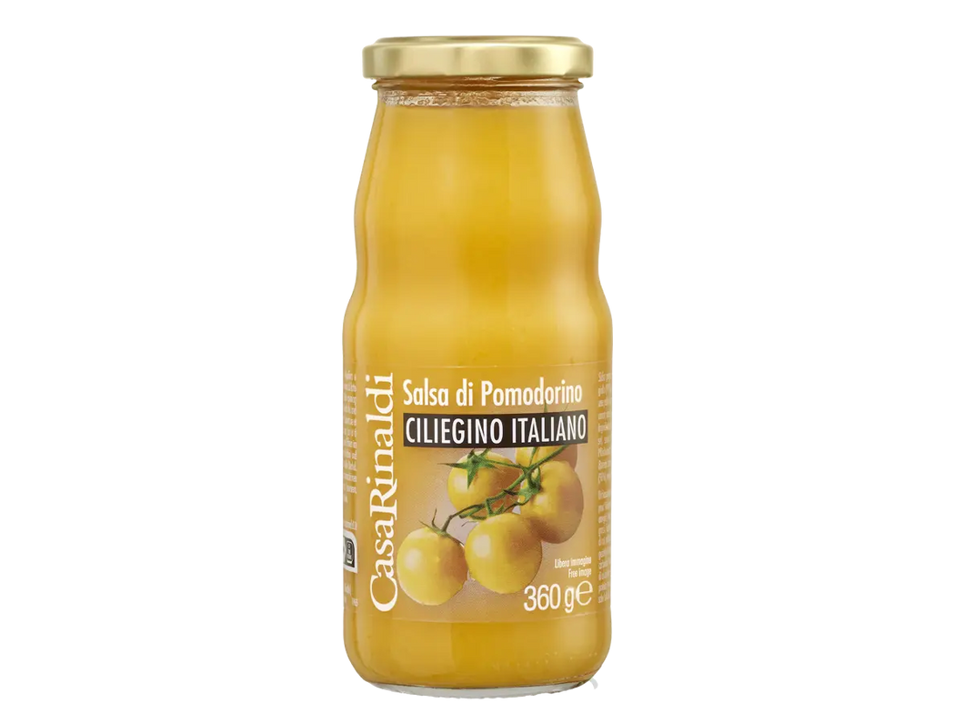 Yellow Cherry Tomato Sauce 360g - Casa Rinaldi