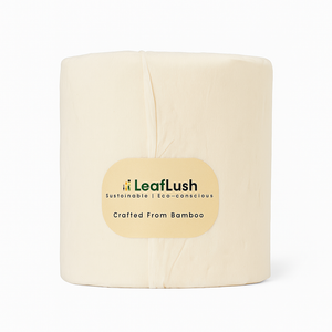 Virgin Bamboo Natural brown 300 sheets - LeafLush