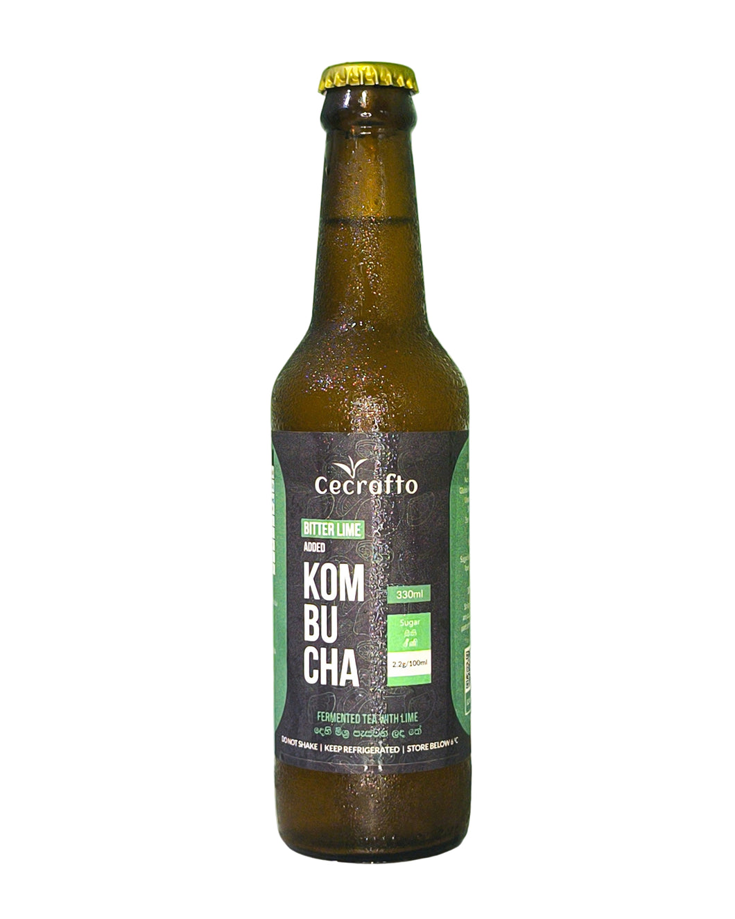 Bitter Lime Kombucha 330ml- Cecrafto