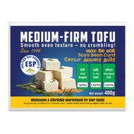 Medium Firm Tofu 400g - Eastern Soy Products