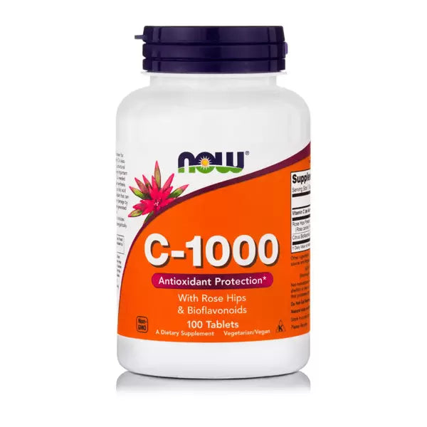 Now Vitamin C 1000 with Rose Hips & Bioflavonoids 100 tabs