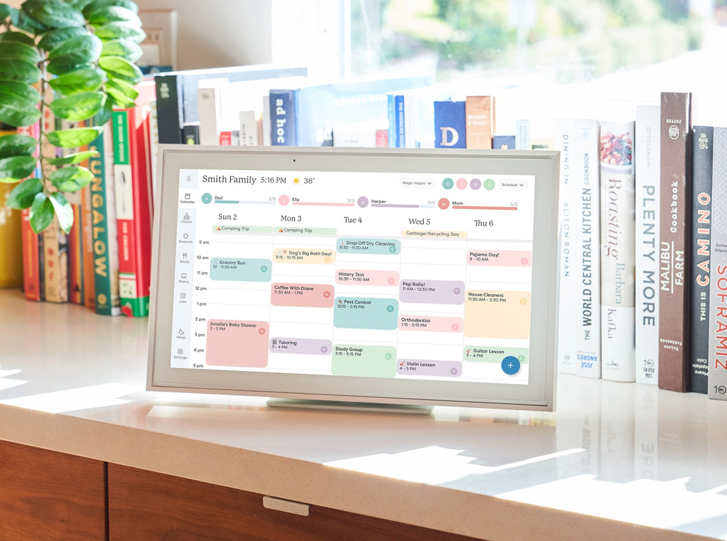 Skylight Calendar: 15-inch Wall Planner Digital Calendar & Chore Chart