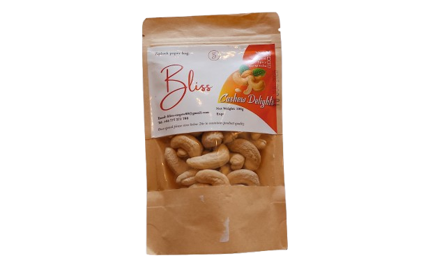 Cashew Dehydrated Full 100g - Bliss Cashew Delights