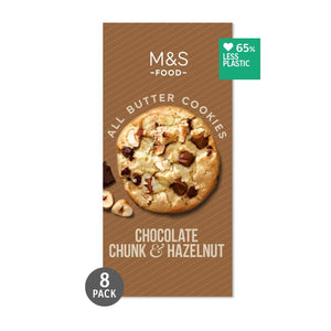 Chocolate Chunk & Hazelnut Cookies 200g - M & S Foods