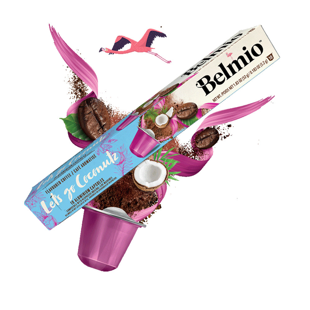 Lets Go Coconutz 10 Coffee Capsules - Belmio (From Belgium)