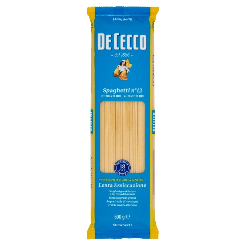 Pasta Spaghetti  N12 500g- De Cecco