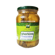 Gherkins Sandwich Slices in Natural Vinegar 500g- Forbes & Walker