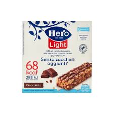 Sugar Free Cereal and Chocolatet Bars 120g - Hero Light