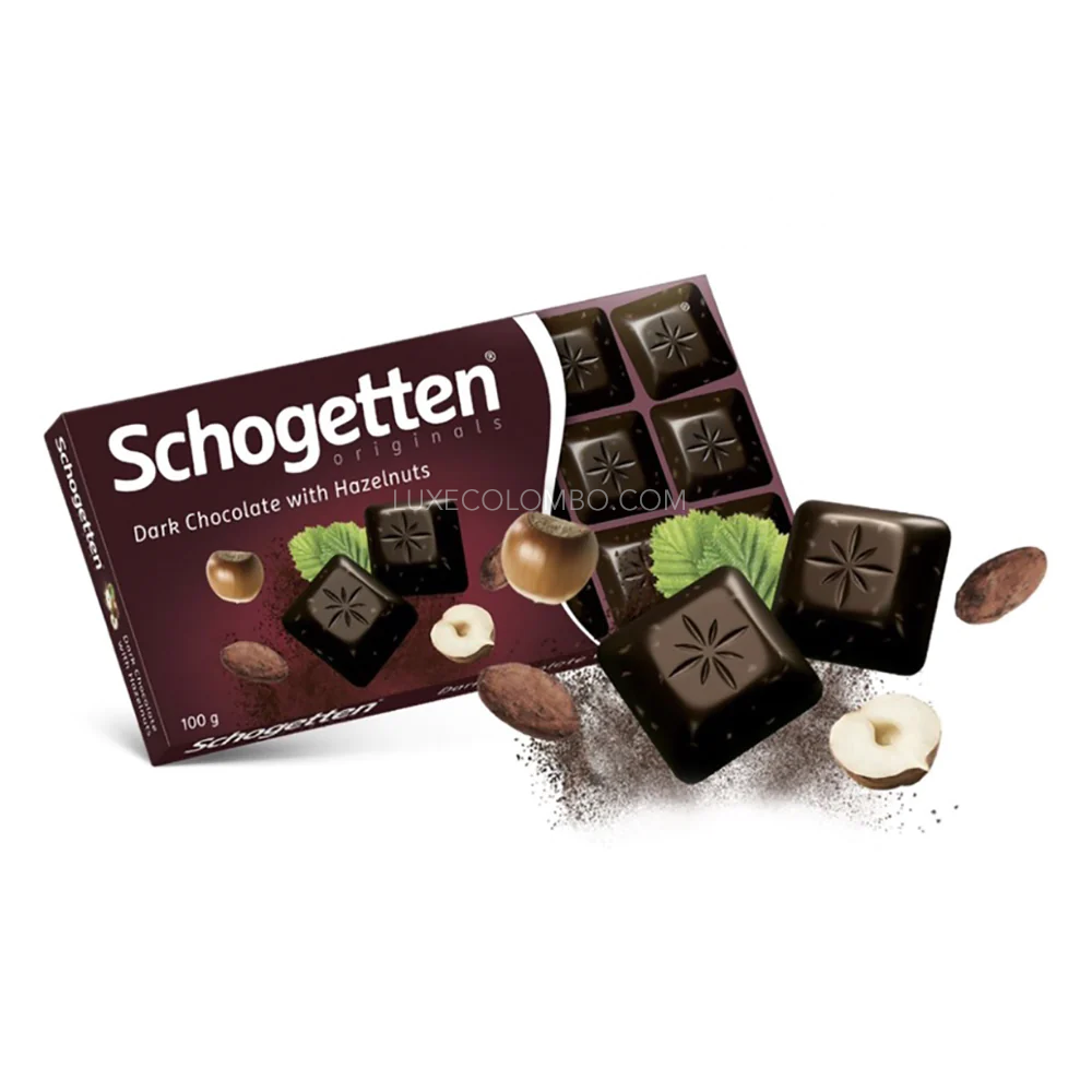 Dark Chcolate with Hazelnut 100g - Schogetten