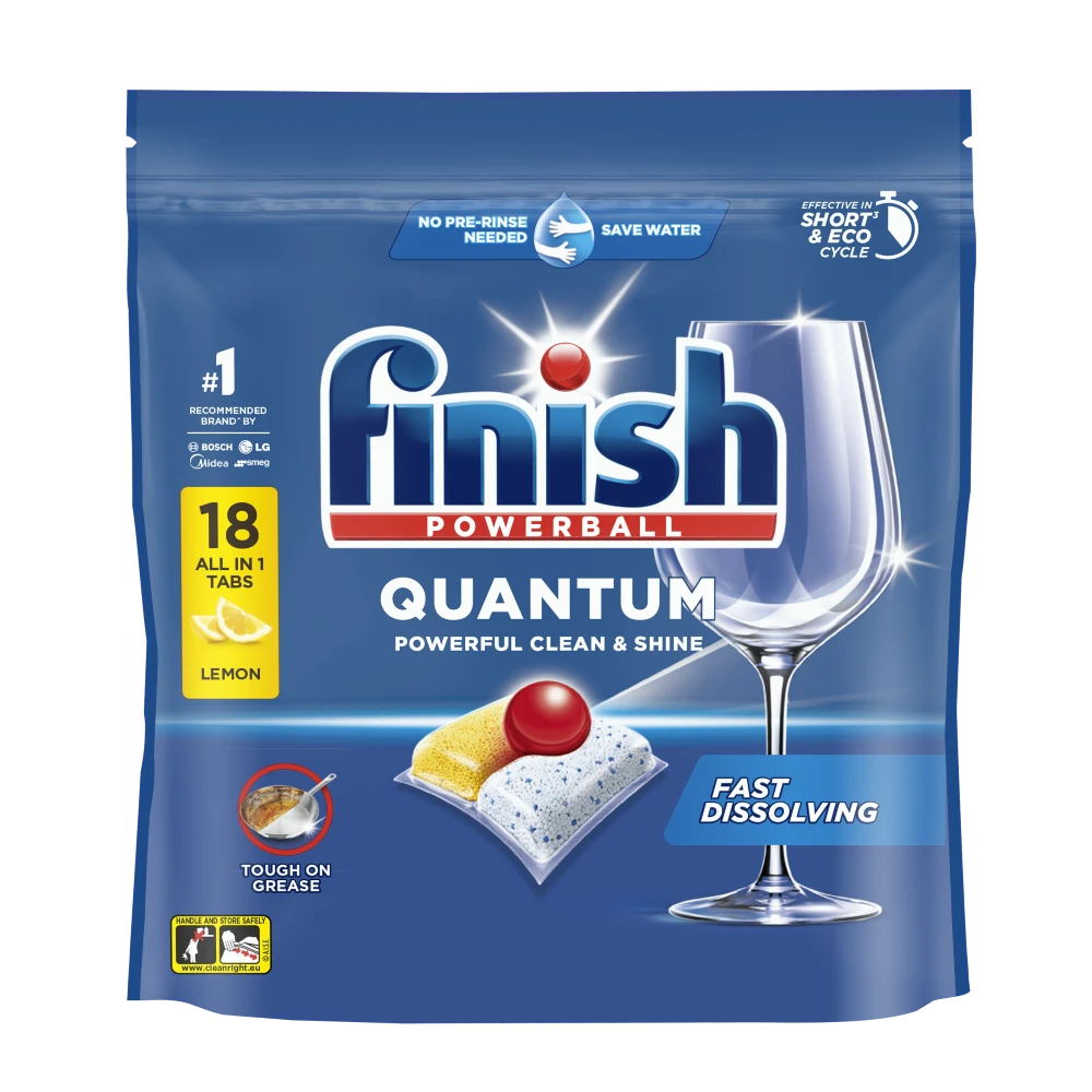 Finish Quantum all in 1 Lemon 18 tablets - Finish