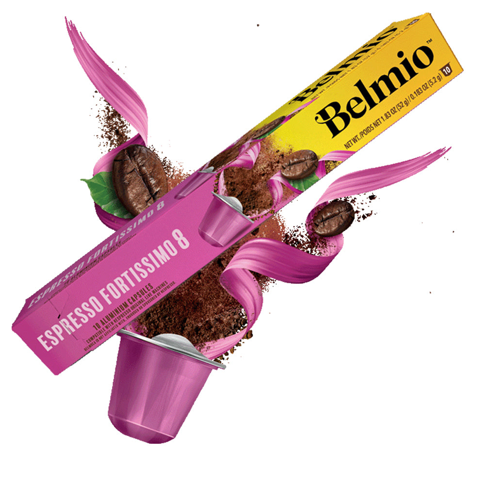 Espresso Fortissimo 10 Coffee Capsules - Belmio (From Belgium)