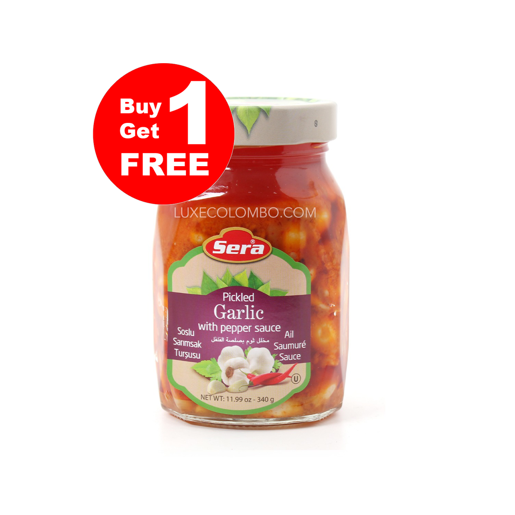 Pickled Garlic in Pepper Sauce 340g - Sera | Buy one get one FREE