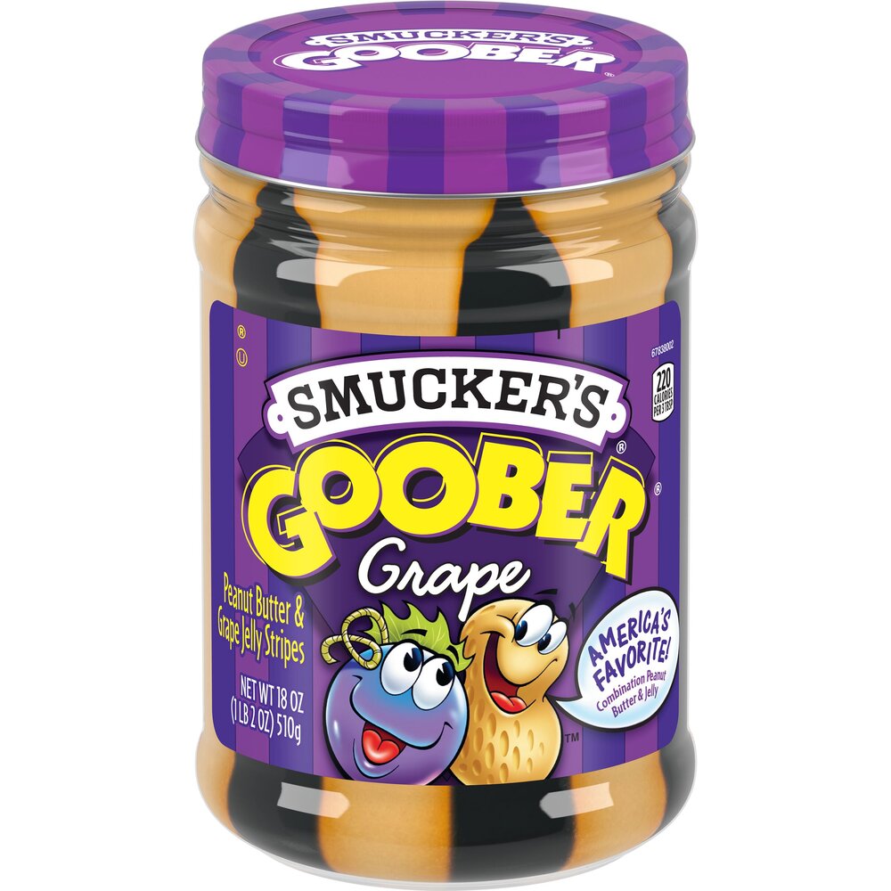 Goober Grape Peanut Butter & Jelly 510g- Smucker's