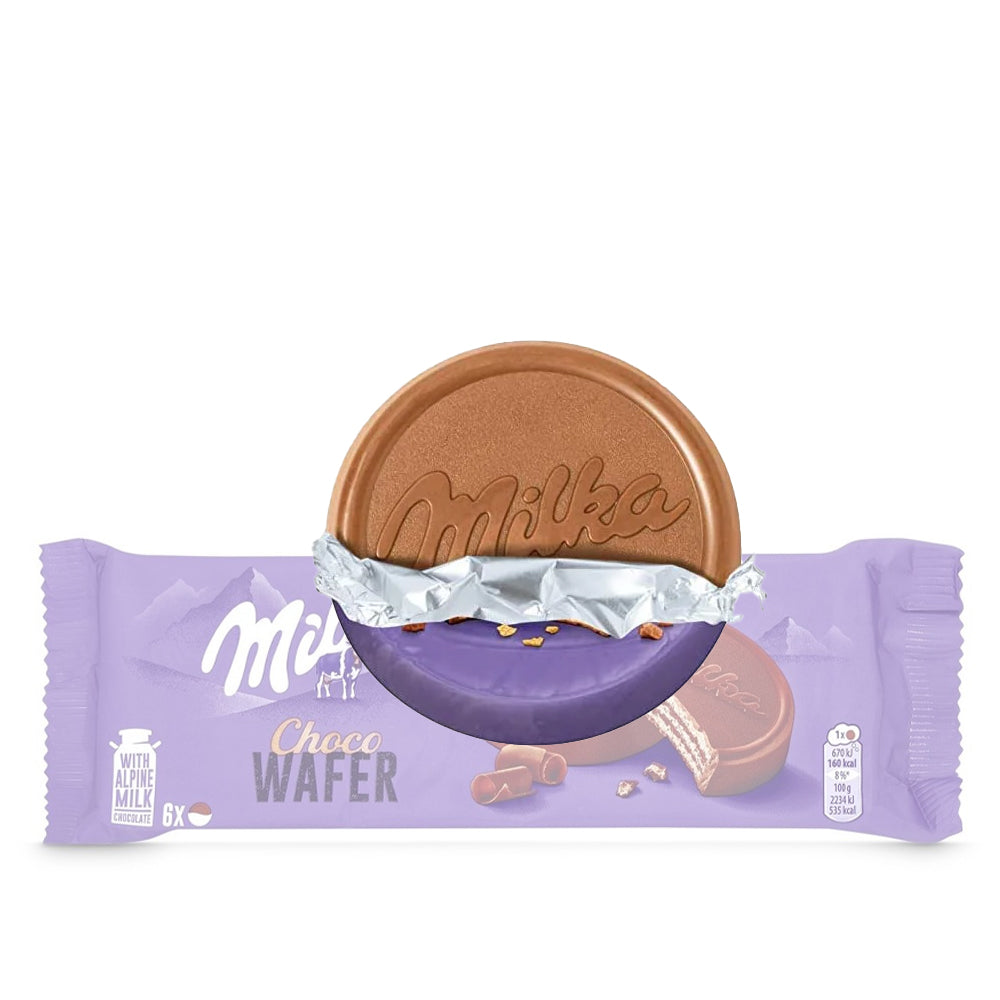 Milka Choco Wafer - Chocolate Coated Single Wafers - 30g (Italy)