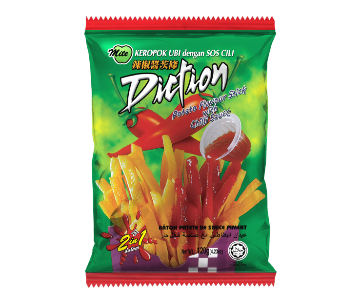 Potato Sticks With Chilli Sauce 120g - Diction