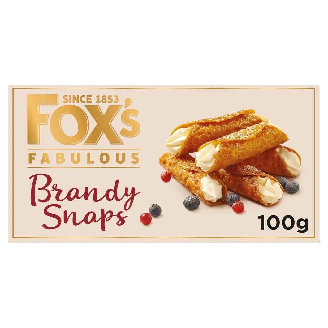 Brandy Snaps 100g- Fox’s