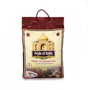 Basmati Rice XXXL 5kg- Pride Of India