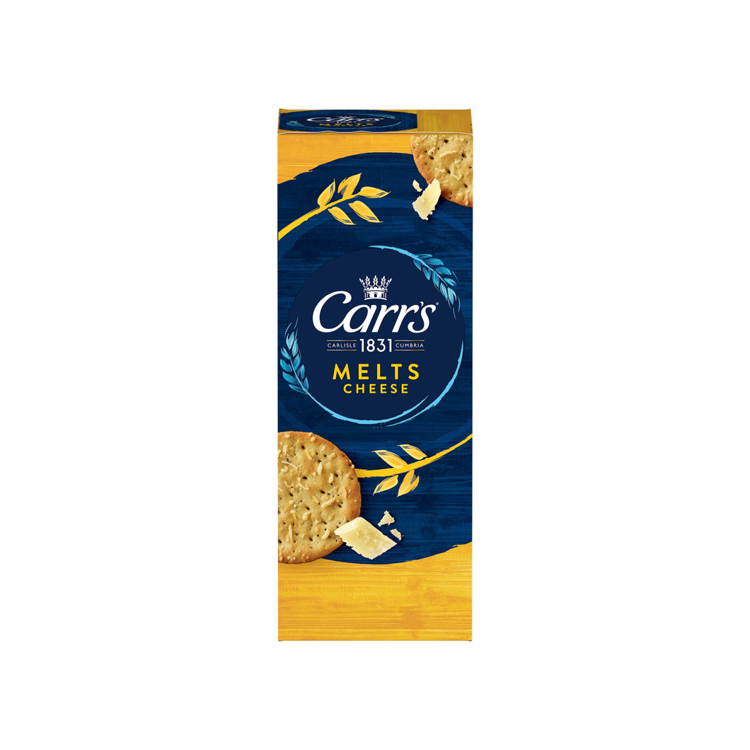 Melts Crackers Cheese 150g- Carr’s