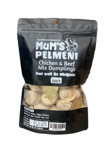 Chicken & Beef Mix Dumplings 500g- Mum’s Pelmeni