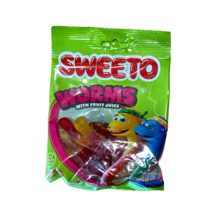 Gummy Worms 80g-  Sweeto