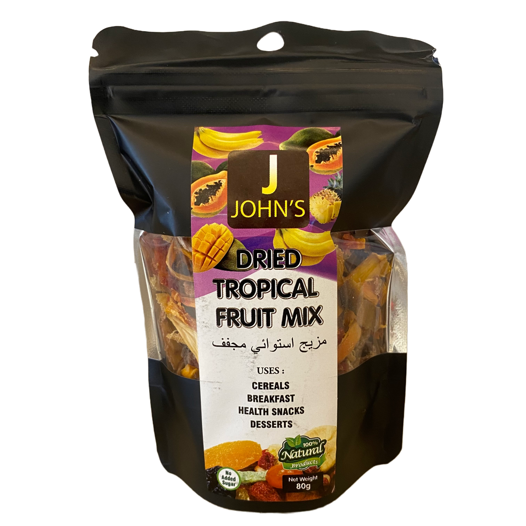 Dried Tropical Fruit Mix 80g- John’s