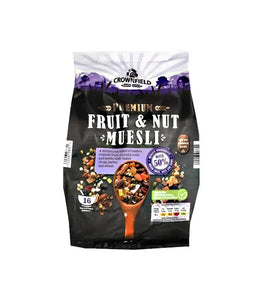 Premium Fruit & Nut Muesli 750g- Crownfield