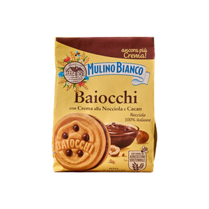 Baiocchi Hazelnut & Cocoa Cream Biscuit 260g- Mulino Bianco