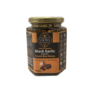 Premium Black Garlic infused Honey 300g- Salwa