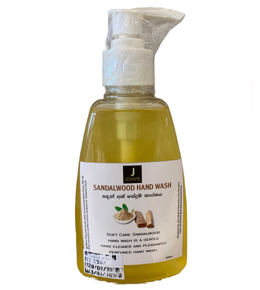 Sandalwood Hand Wash 300ml- John’s