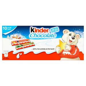 Christmas Small Chocolate Bars 10x12.5g- Kinder