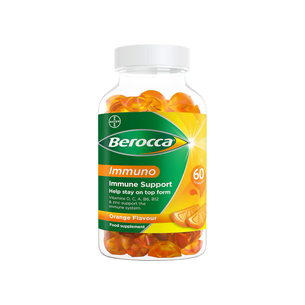 Orange Gummies Immune Support 60s- Berocca