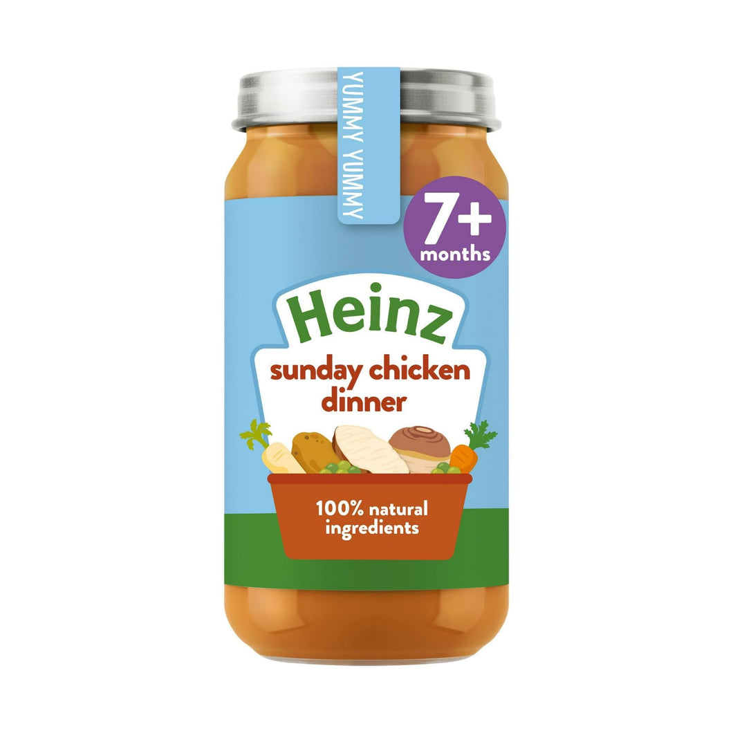 Sunday Chicken Dinner Baby Food Jar 7+ Months 200g - Heinz