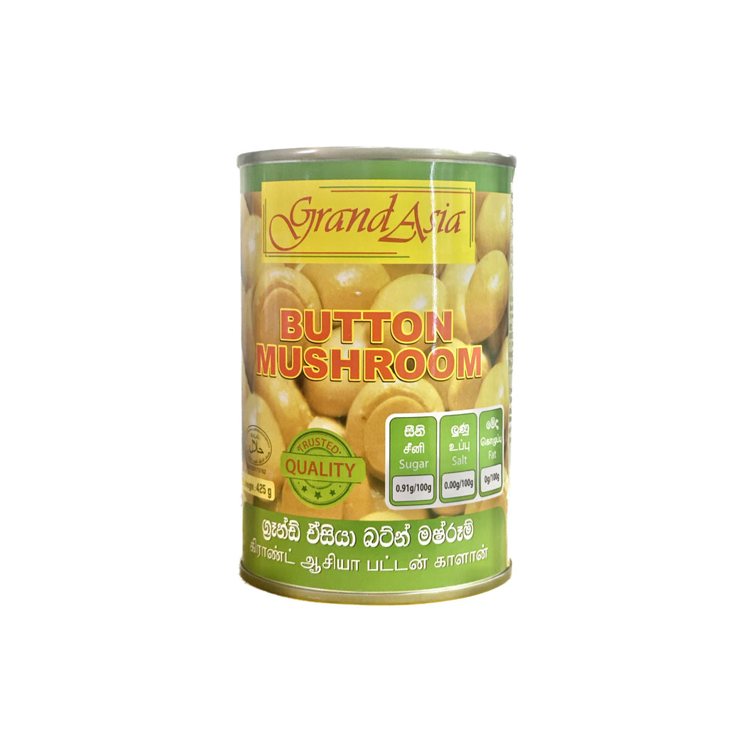 Button Mushroom 425g - Grand Asia