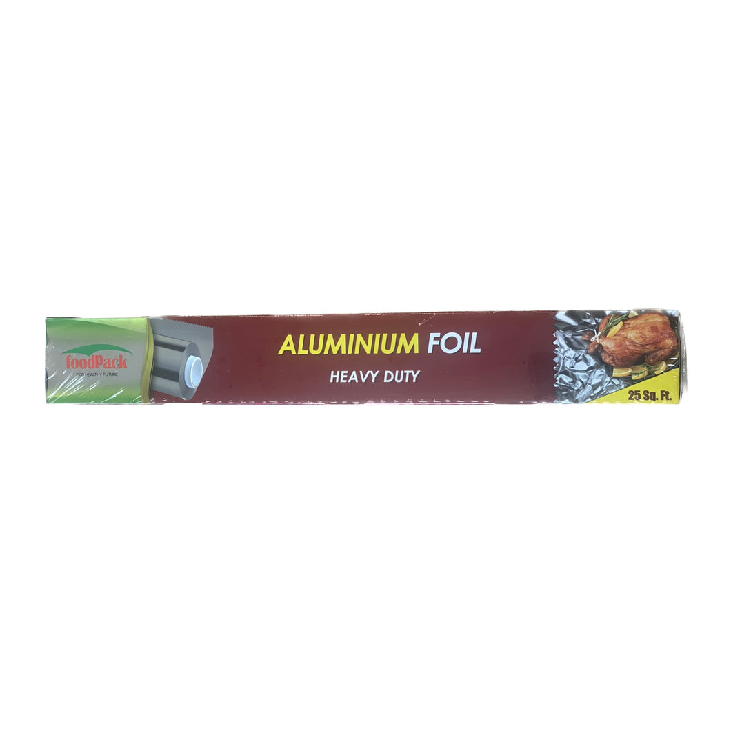 Heavy Duty Aluminum Foil 25 Sq Ft- Foodpack